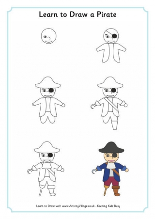 Learn To Draw A Pirate