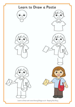 Learn to Draw a Postie