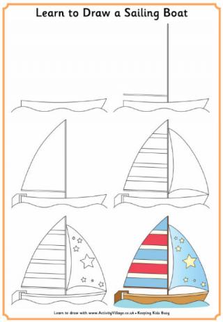 Learn to Draw a Sailing Boat