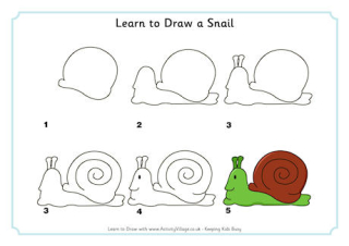 Learn to Draw a Snail