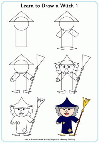 Learn to Draw a Witch