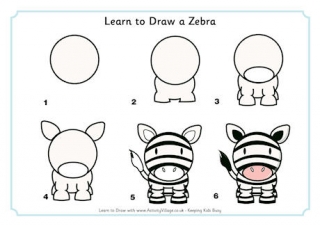 Learn to Draw a Zebra