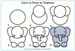 Learn to Draw an Elephant