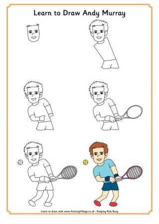 Learn to Draw Andy Murray