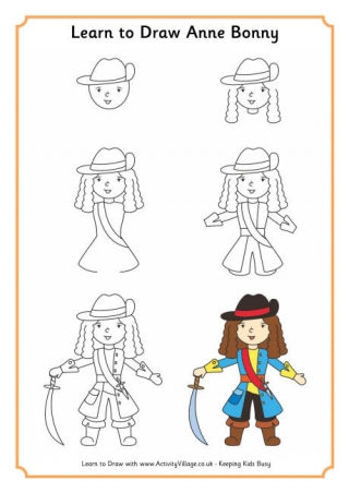 Learn To Draw Anne Bonny