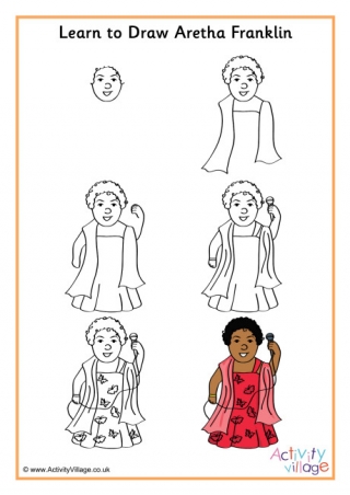 Learn to Draw Aretha Franklin