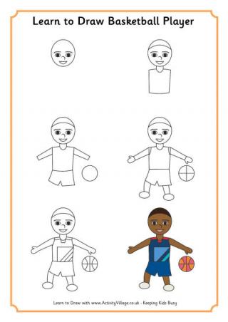 Learn to Draw a Basketball Player