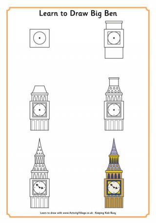 Learn to Draw Big Ben