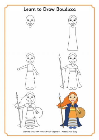 Learn to Draw Boudicca