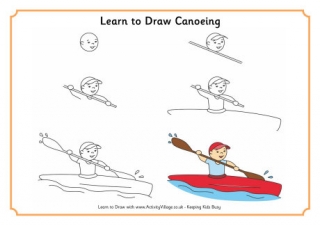 Learn To Draw Canoeing