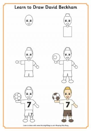 Learn to Draw David Beckham