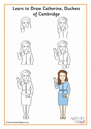 Learn to Draw Duchess of Cambridge