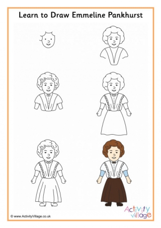 Learn to Draw Emmeline Pankhurst