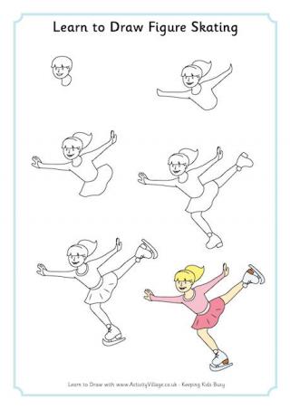 Learn to Draw Figure Skating
