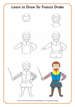 Learn To Draw Francis Drake
