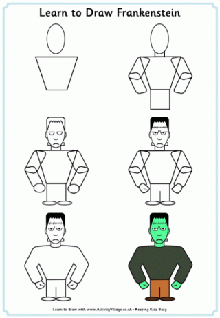 Learn to Draw Frankenstein