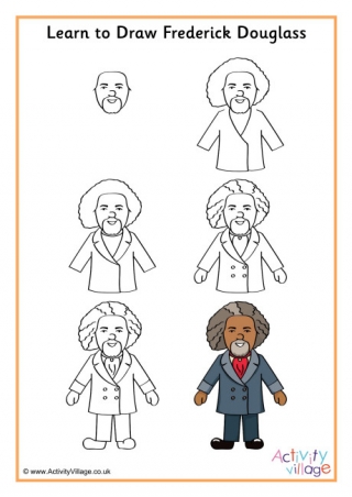 Learn to Draw Frederick Douglass
