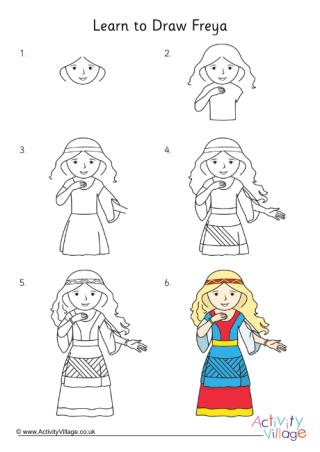 Learn to Draw Freyja