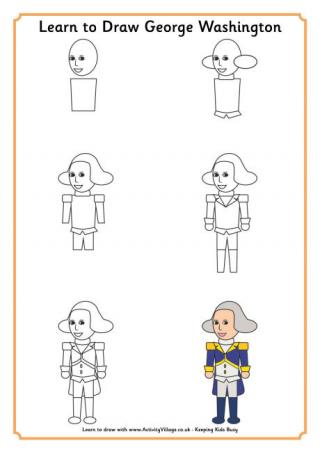 Learn to Draw George Washington