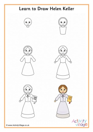 Learn to Draw Helen Keller