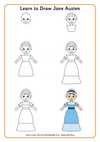 Learn to Draw Jane Austen