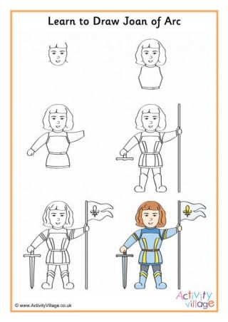 Learn to Draw Joan of Arc
