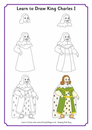 Learn To Draw King Charles I