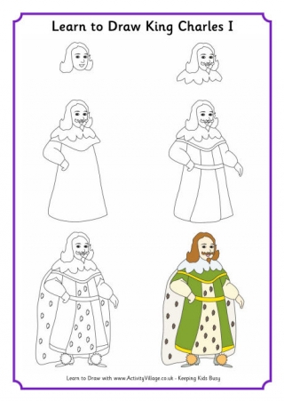 Learn To Draw King Charles I