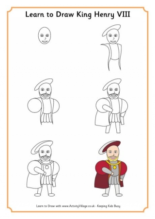 Learn to Draw King Henry VIII