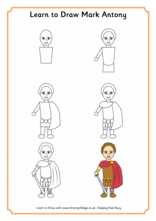 Learn to Draw Mark Antony