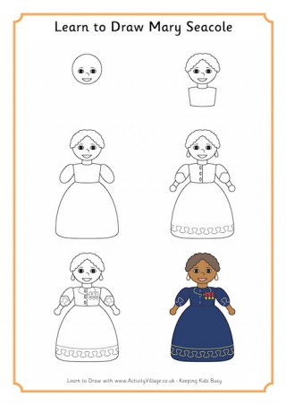 Learn To Draw Mary Seacole