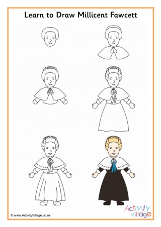 Learn to Draw Millicent Fawcett