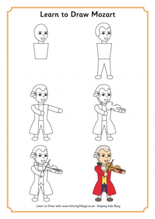 Learn to Draw Mozart