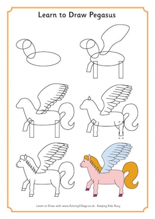 Learn to Draw Pegasus