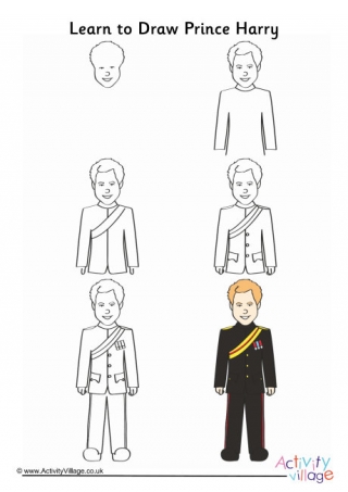 Learn to Draw Prince Harry 2