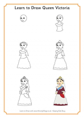 Learn to Draw Queen Victoria
