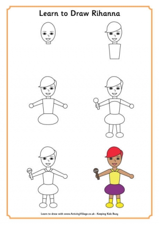 Learn to Draw Rihanna