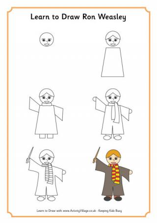 Learn to Draw Ron Weasley