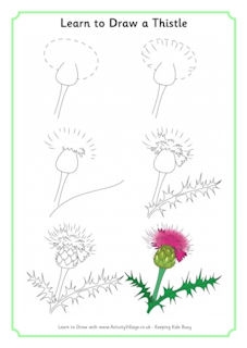 Learn to Draw Scotland Themed Pictures