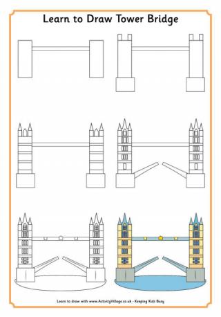 Learn to Draw Tower Bridge
