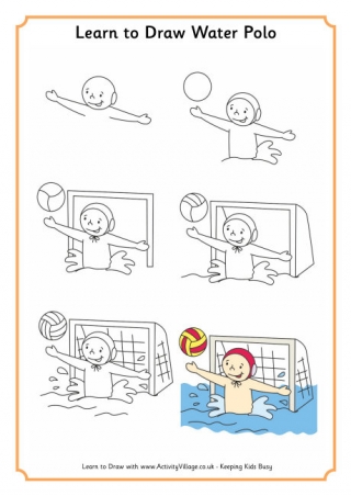 Learn To Draw Water Polo