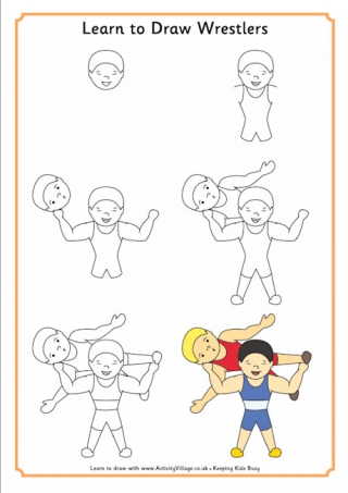 Learn to Draw Wrestlers
