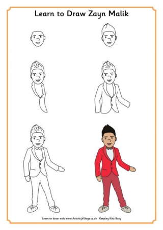 Learn to Draw Zayn Malik