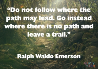 Leave A Trail Poster