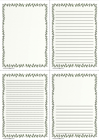 Leaves Writing Frame