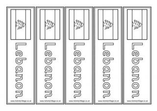 Lebanon Bookmarks
