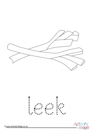 Leek Word Tracing