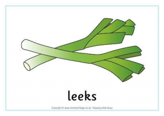 Leeks Poster