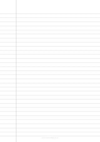 Legal Ruled Paper