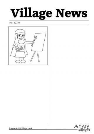 Leonardo da Vinci newspaper writing prompt
